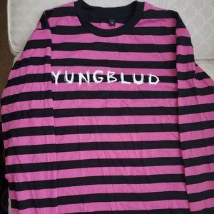 ISO: YUNGBLUD STRIPED SHIRT